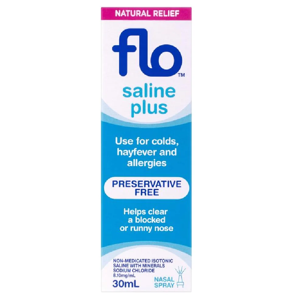 FLO Saline Plus 生理盐水鼻腔喷雾 30ml